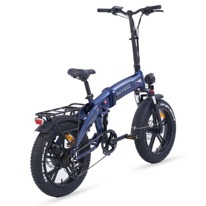 Hygge Sorø Folding Electric Bike, Royal Blue