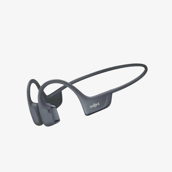 Shokz OpenRun Pro 2 earphones in black color, featuring an open-ear design with bone conduction technology.