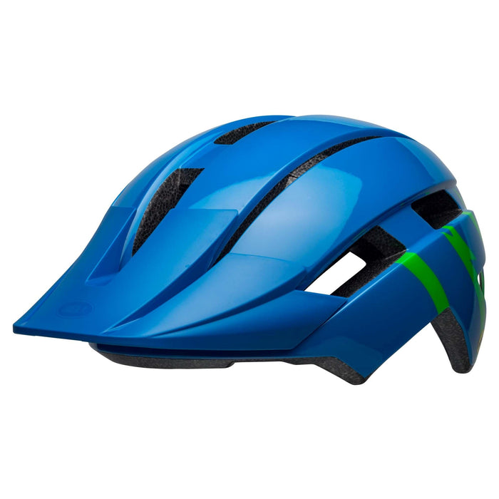Bell Sidetrack II MIPS Child Helmet, No-Twist Tri-Glides Bell Blue/Green 47-54CM 