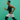 Blurred image of a person running on a solid background