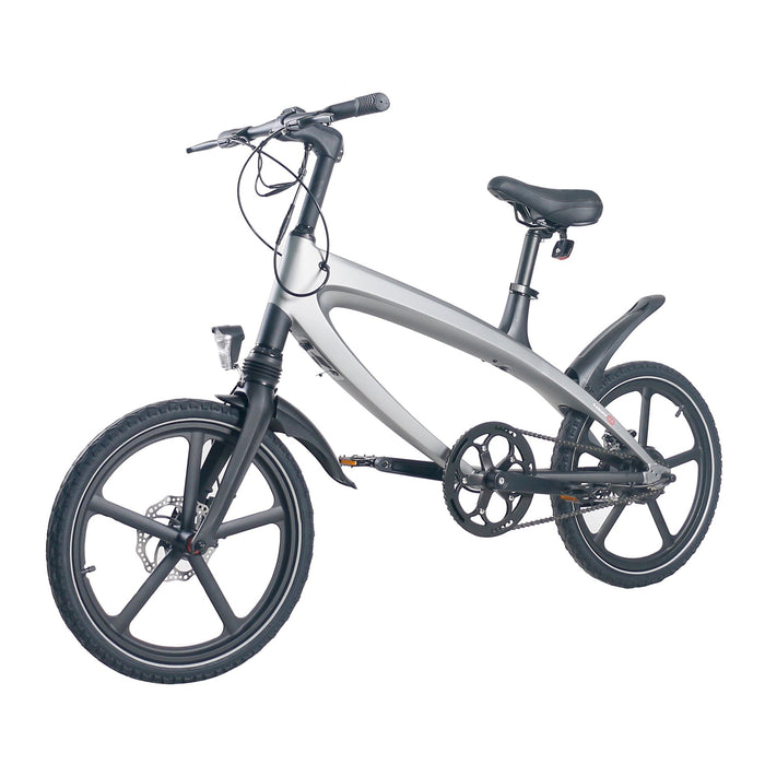 Cruzaa Built-In Speakers & Bluetooth Electric Bike, Gunmetal Grey - 60km Range Urban City Bikes Cruzaa 