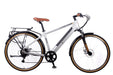 Dallingridge Malvern Hybrid Trekking Electric Bike, Silver - 80km Range Electric Hybrid Bike Dallingridge 