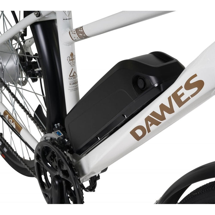 Dawes Mojav-E 250W Electric Hybrid Bike, Cream Electric Hybrid Bike Dawes 