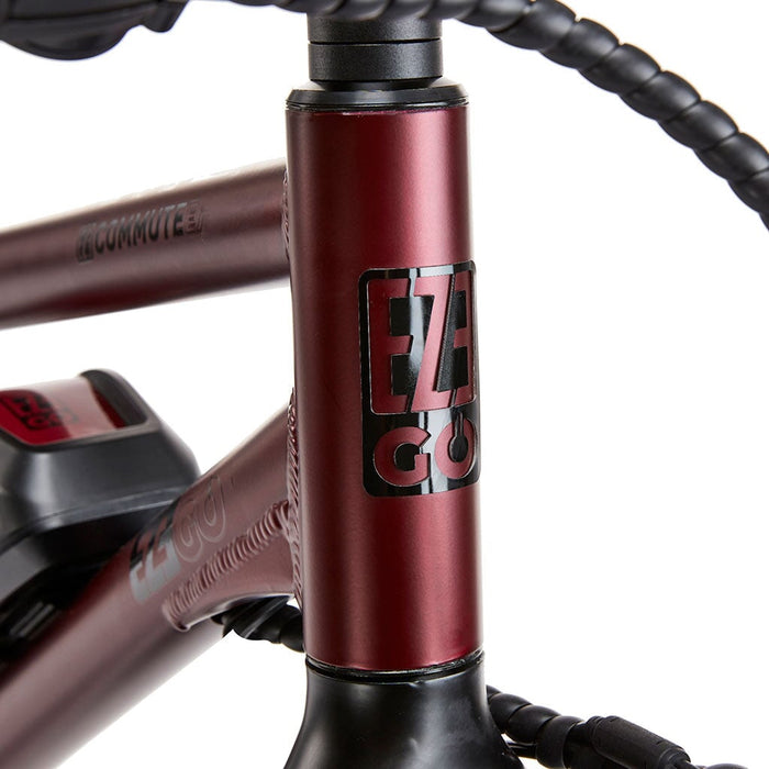 Ezego Commute EX Ladies Electric Bike, Deep Red Electric Hybrid Bike Ezego 