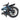 Ezego Fold Electric Bike, Blue - 60km Range Electric Folding Bike Ezego 