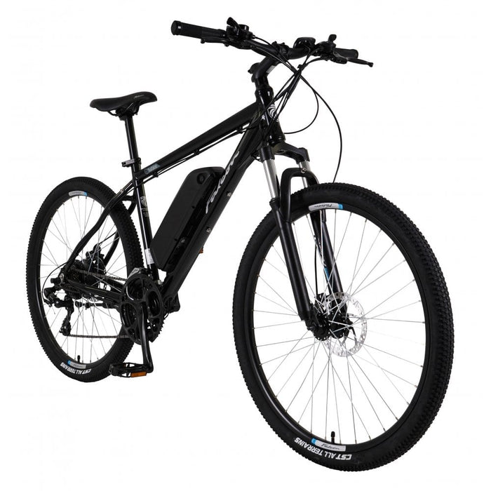 Falcon Turbine Electric Mountain Bike, Black - 45km Range Electric Mountain Bike Falcon 