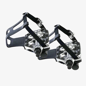 MBM Self Levelling Pedals With Toe Clips MBM 