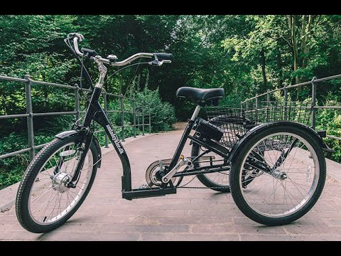 Amcargobikes Adult 40km Range Electric Tricycle Black North Sports Group