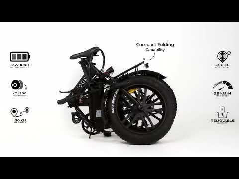 Hygge Vester Electric Folding Bike, Onyx Black - North Sports Group