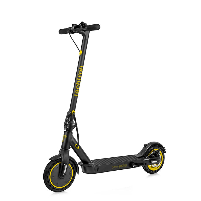 Techtron Pro 3500 Folding Electric Scooter, Neon Yellow Electric Scooter Techtron 